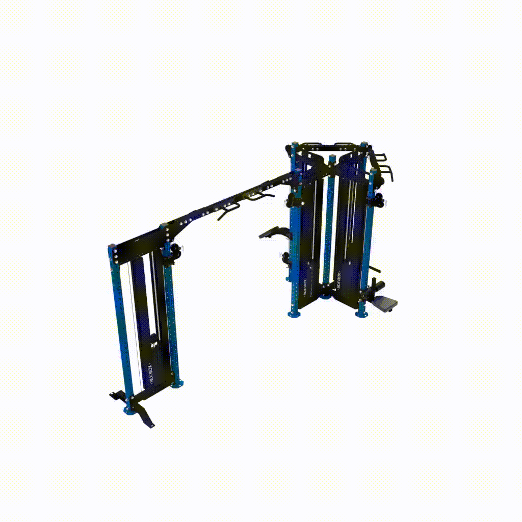 5 Station Multi-Gym Cable Machine-Cable Machines-BLK BOX