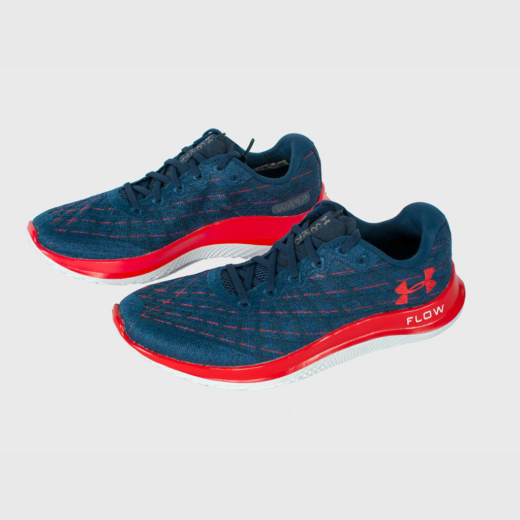 Under armour blue and red shoes Clearance