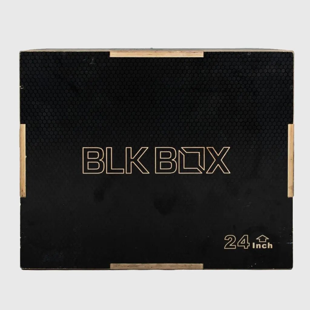 Anti - Slip 3in1 Wooden Plyo Jump Box | BLK BOX