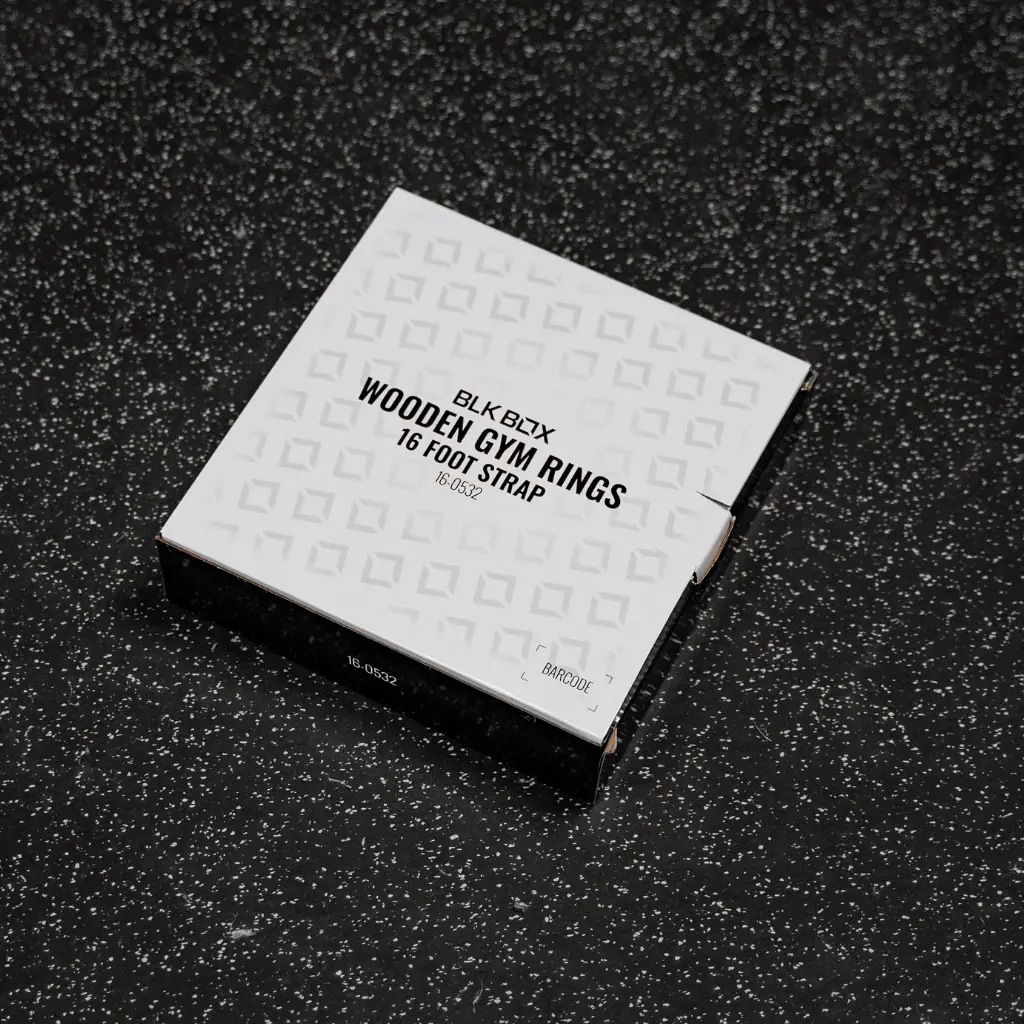 Wooden Gym Rings - BLK BOX