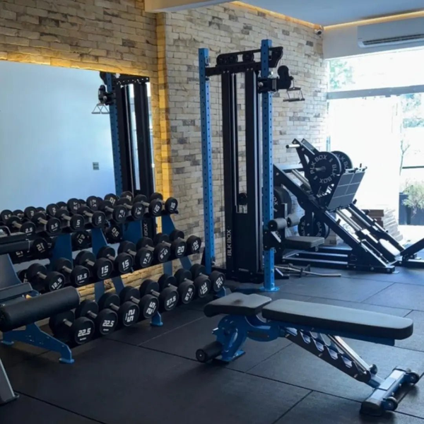 Shop Round Dumbbell Storage