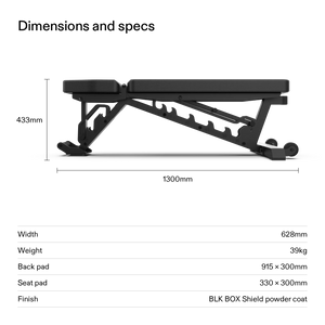 1 Series Adjustable Bench