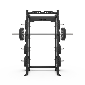 1 Series Compact Rack with Smith Machine - 2.2m | BLK BOX