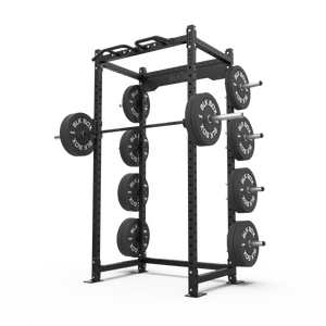 1 Series Compact Rack with Smith Machine - 2.4m | BLK BOX