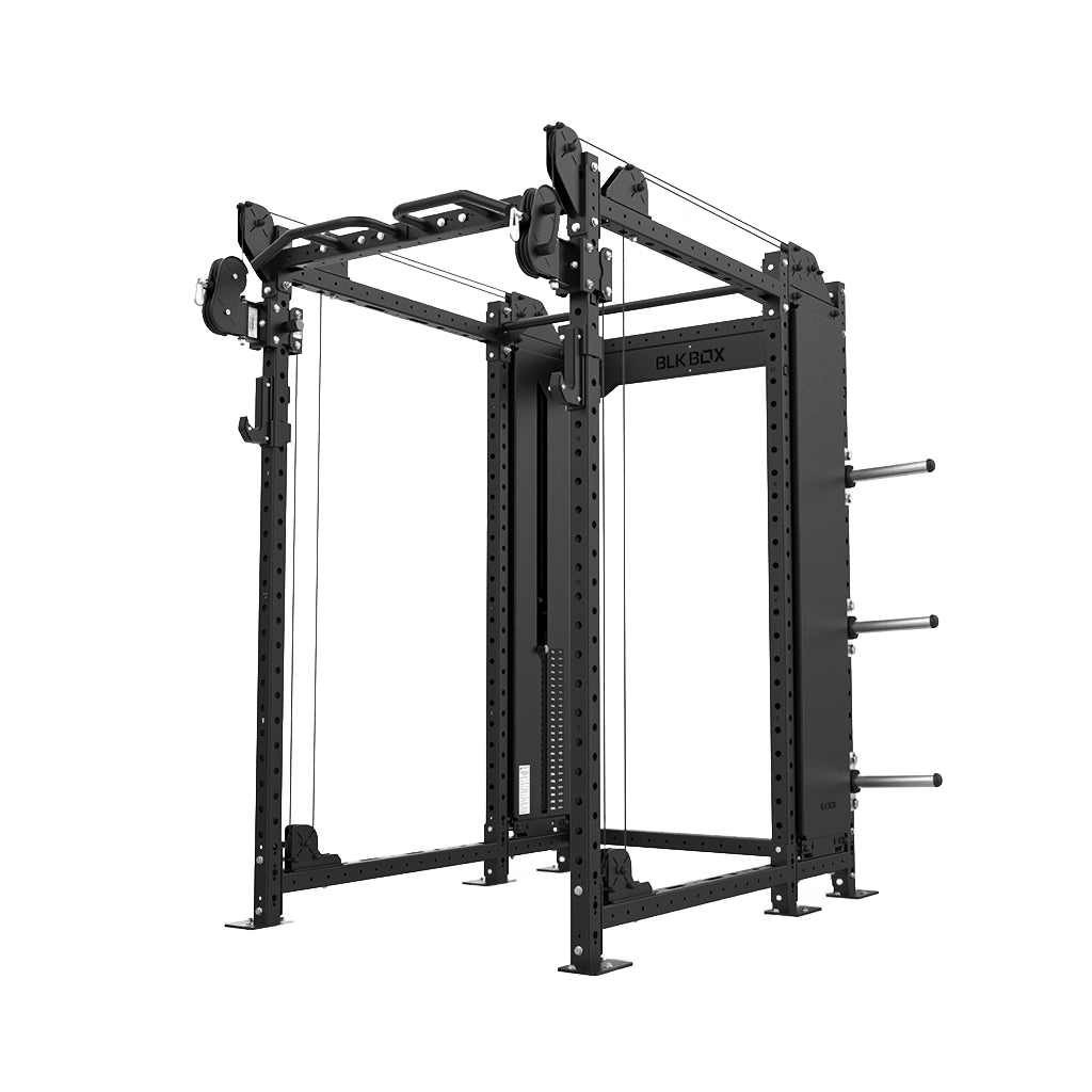 1 Series Full Rack with Cable Column | BLK BOX