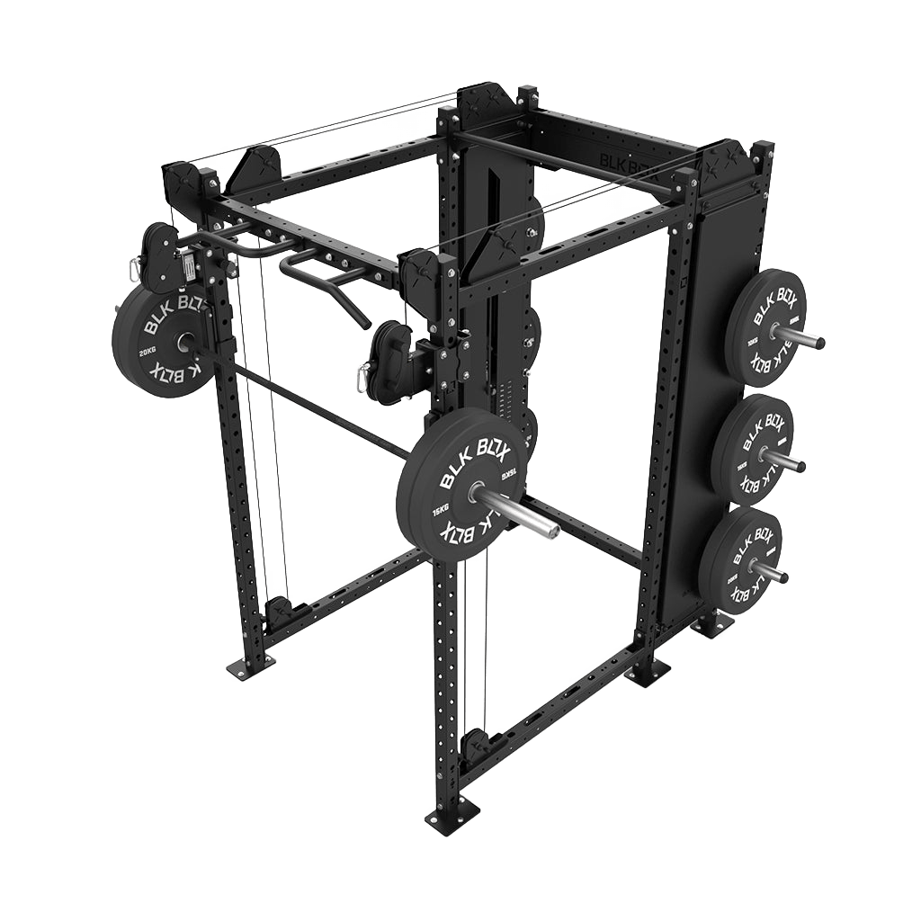 1 Series Full Rack with Cable Column | BLK BOX
