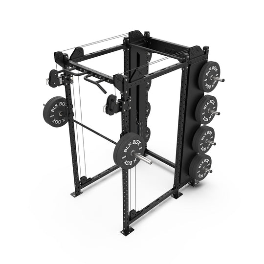 1 Series Full Rack with Cable Column - BLK BOX