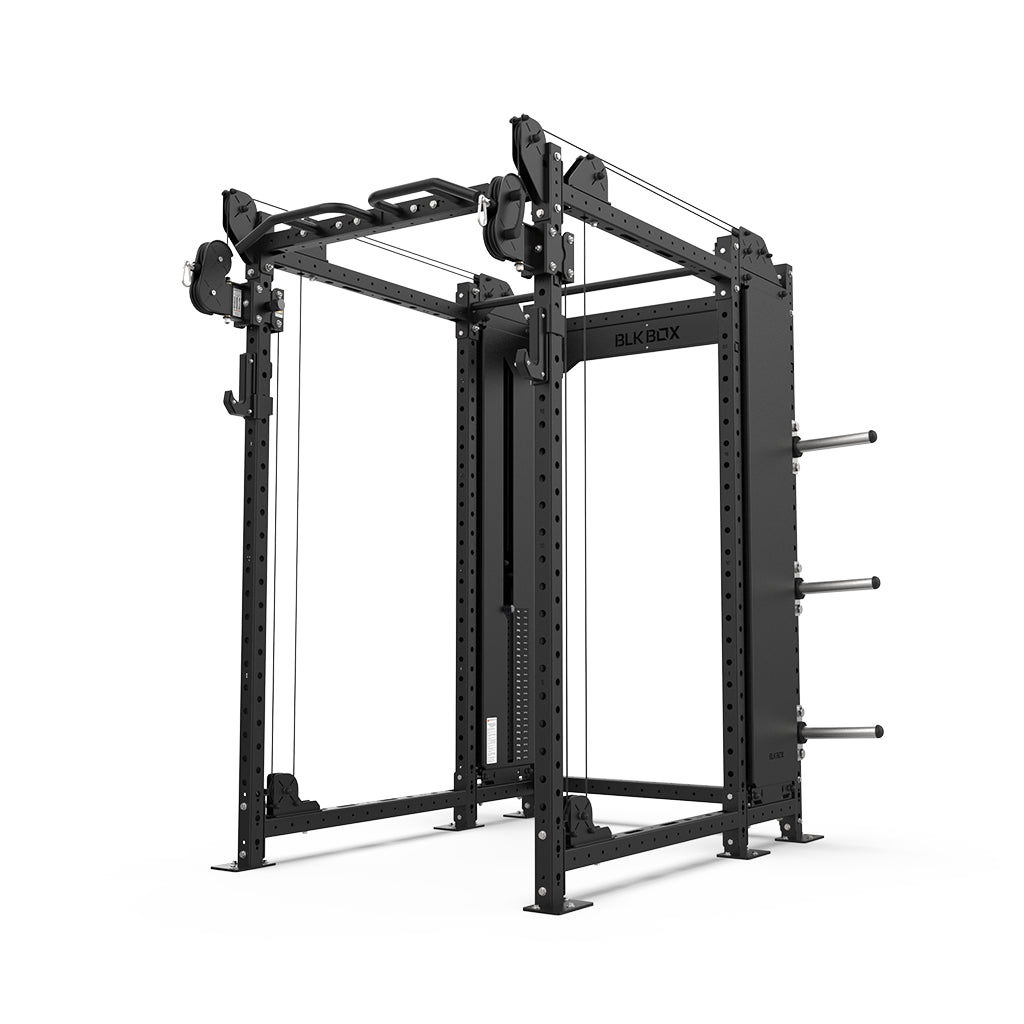 1 Series Full Rack with Cable Column - BLK BOX