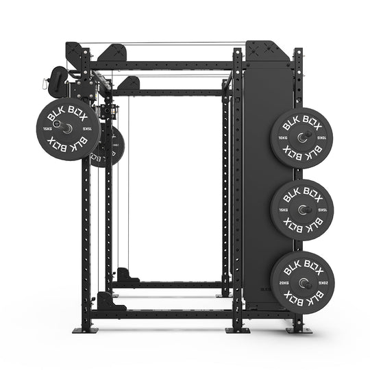 1 Series Full Rack with Cable Column - BLK BOX