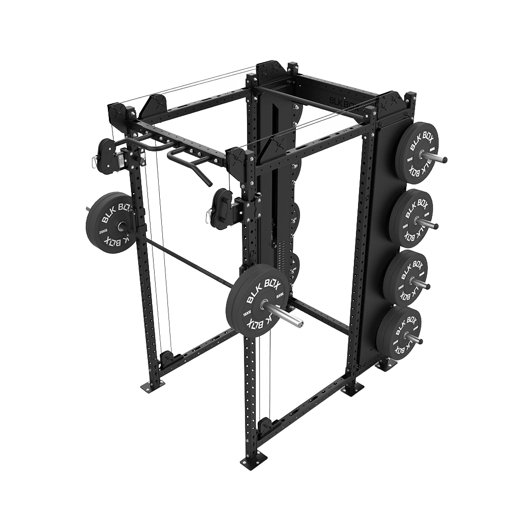 1 Series Full Rack with Cable Column | BLK BOX