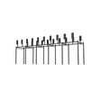 10 Bay Free Standing Competition Rig with Wall Ball Targets - BLK BOX