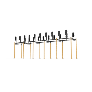 10 Bay Free Standing Competition Rig with Wall Ball Targets - BLK BOX
