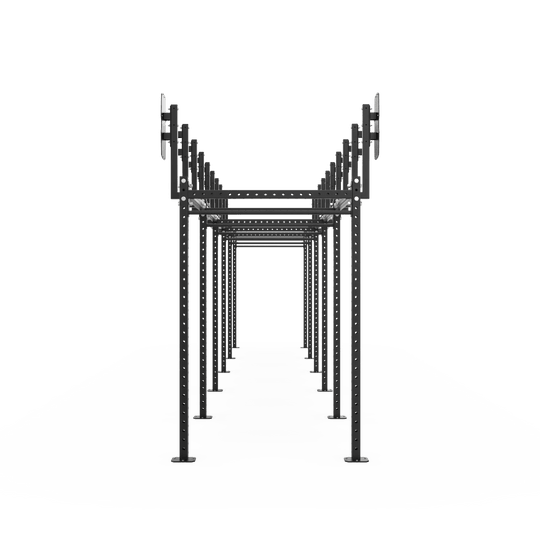 10 Bay Free Standing Competition Rig with Wall Ball Targets - BLK BOX