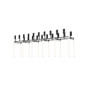 10 Bay Free Standing Competition Rig with Wall Ball Targets - BLK BOX
