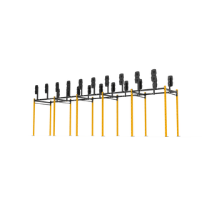10 Bay Free Standing Competition Rig with Wall Ball Targets - BLK BOX