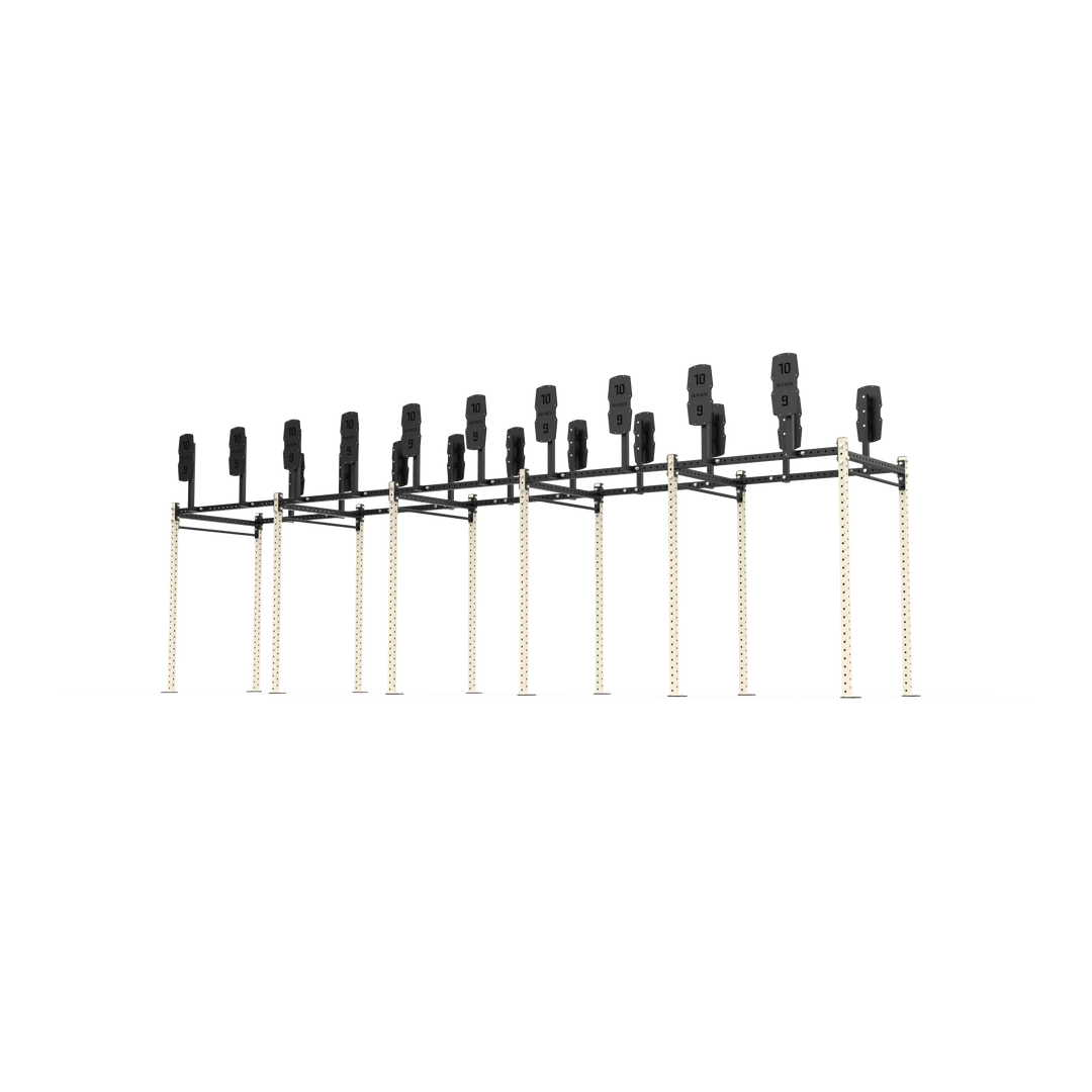 10 Bay Free Standing Competition Rig with Wall Ball Targets - BLK BOX