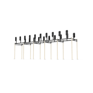 10 Bay Free Standing Competition Rig with Wall Ball Targets - BLK BOX