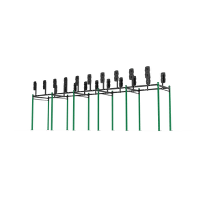10 Bay Free Standing Competition Rig with Wall Ball Targets - BLK BOX