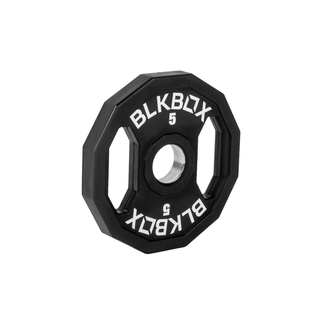 12 Sided Urethane Weight Plates - BLK BOX