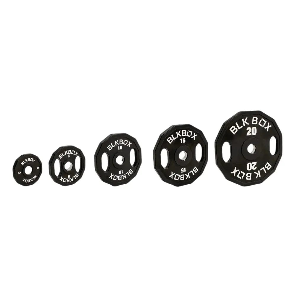 12 Sided Urethane Weight Plates - BLK BOX