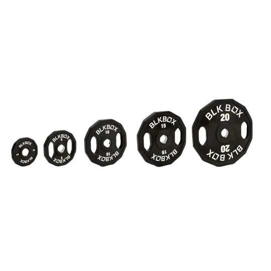 12 Sided Urethane Weight Plates - BLK BOX