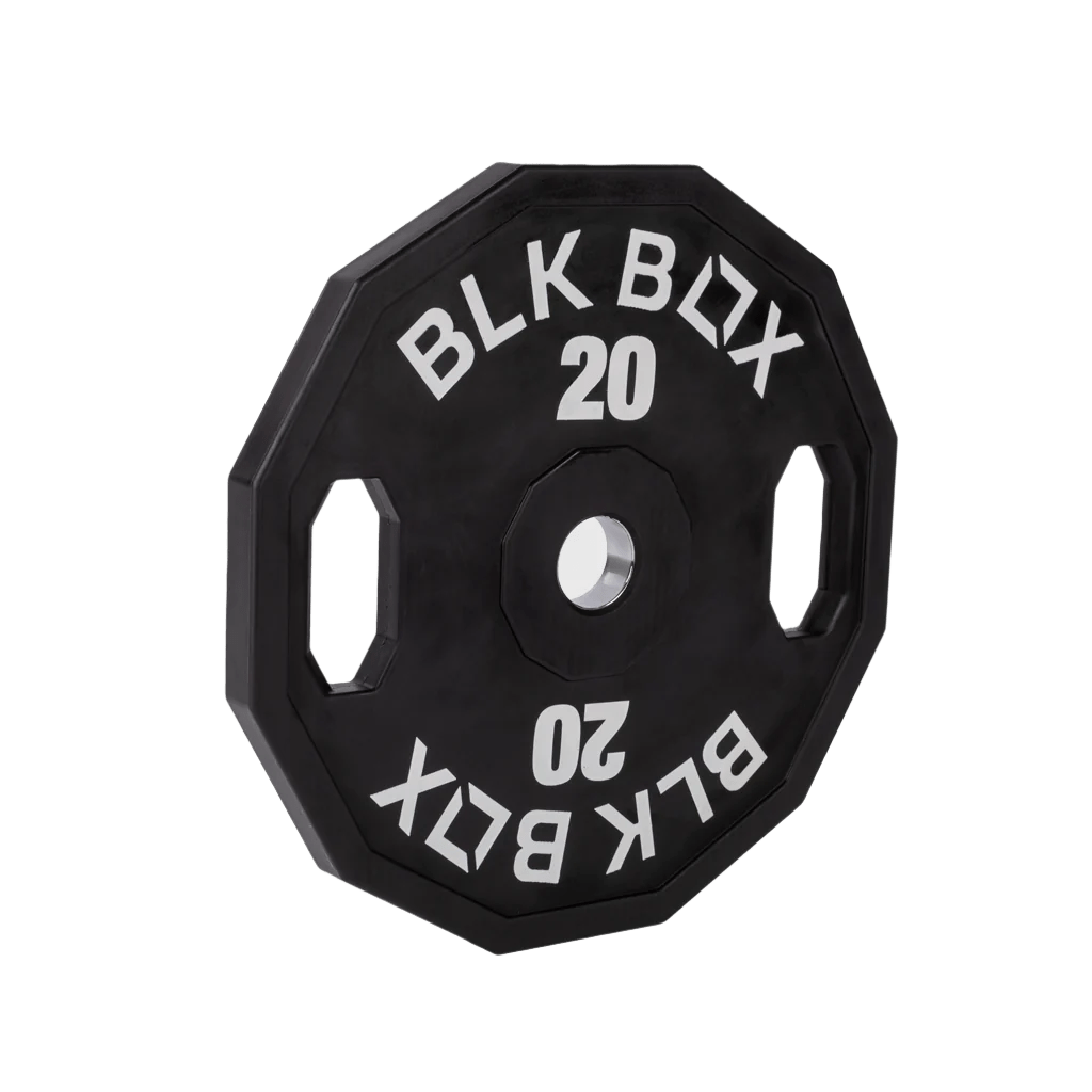 12 Sided Urethane Weight Plates - BLK BOX