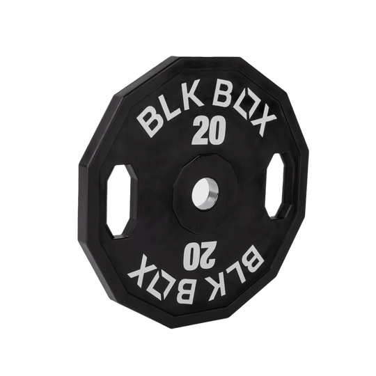 12 Sided Urethane Weight Plates - BLK BOX