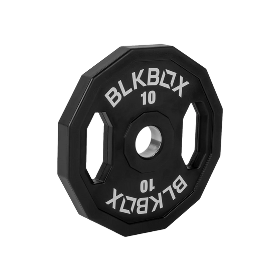 12 Sided Urethane Weight Plates - BLK BOX