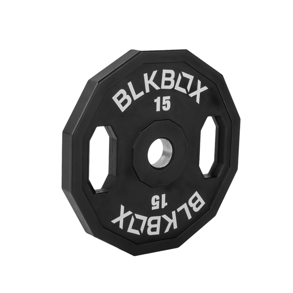 12 Sided Urethane Weight Plates - BLK BOX