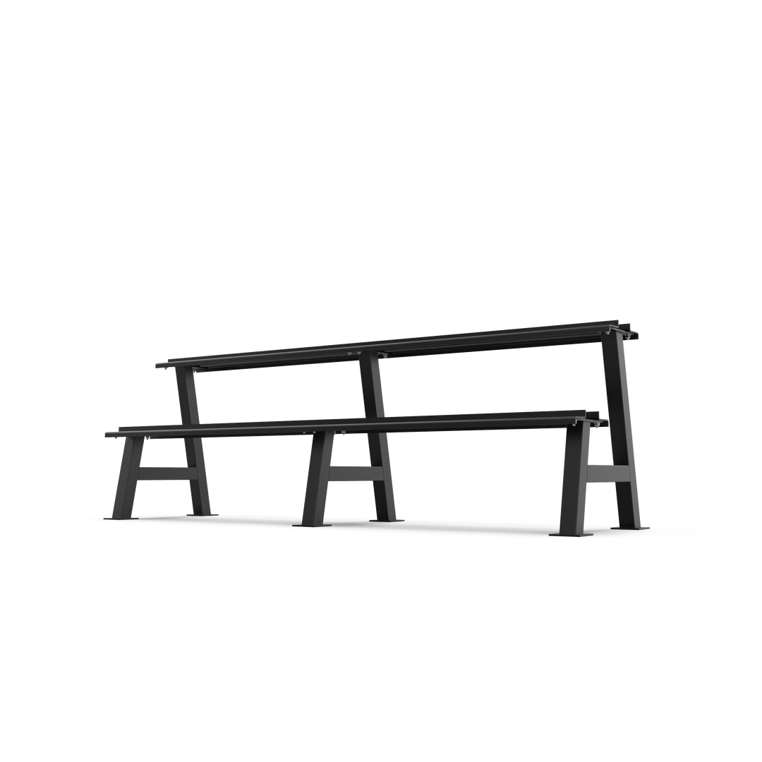 2 Tier Hex Dumbbell Rack with 2.5-30kg Hex Dumbbell Set