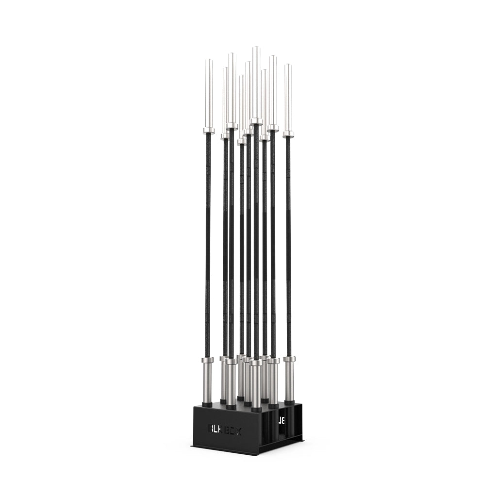 Floor Mounted 9 Bar Holder-Barbell Storage-BLK BOX