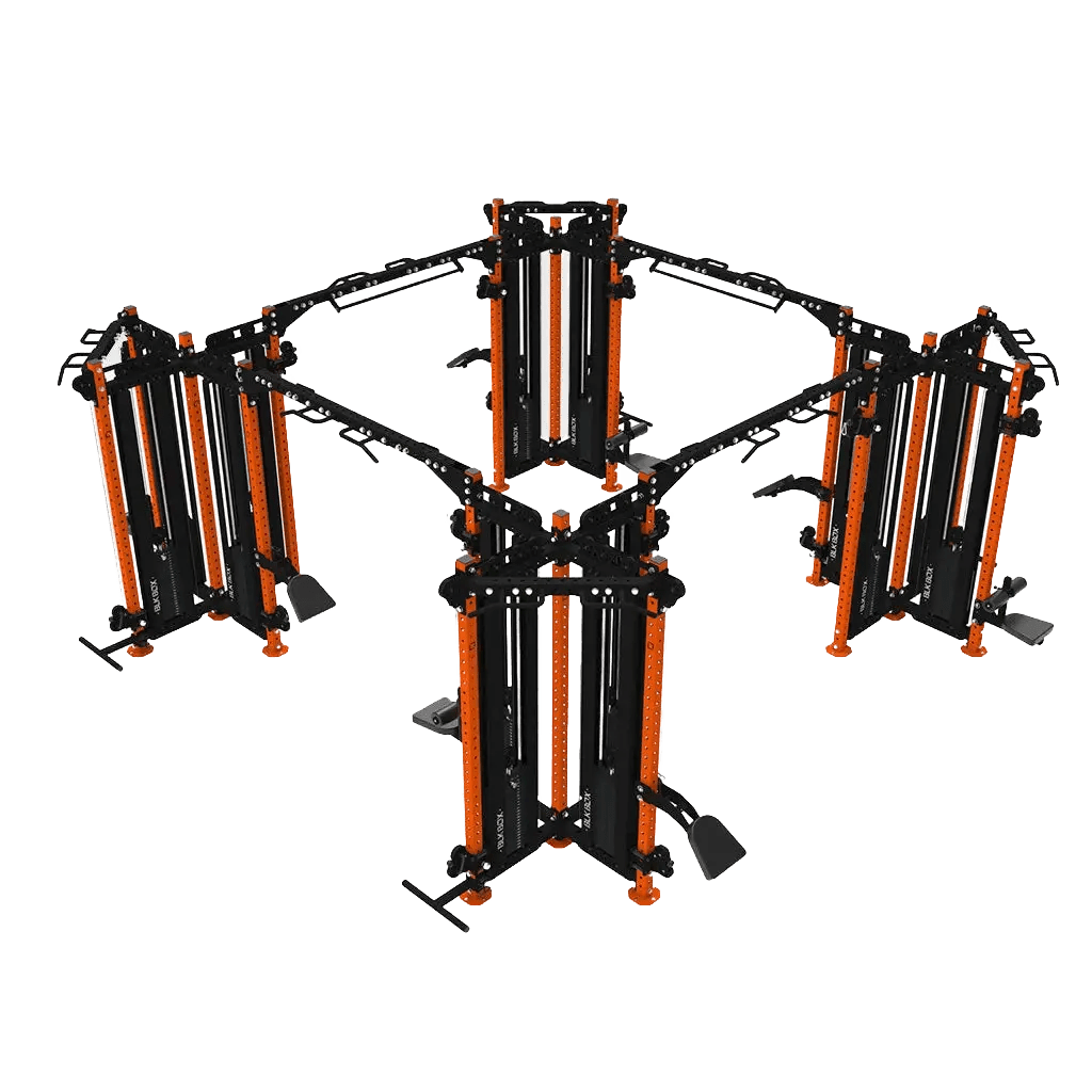 16 Station Multi - Gym Cable Machine - BLK BOX