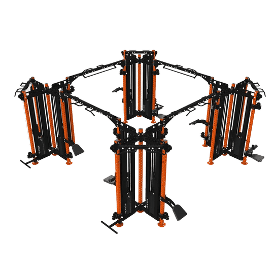 16 Station Multi - Gym Cable Machine - BLK BOX