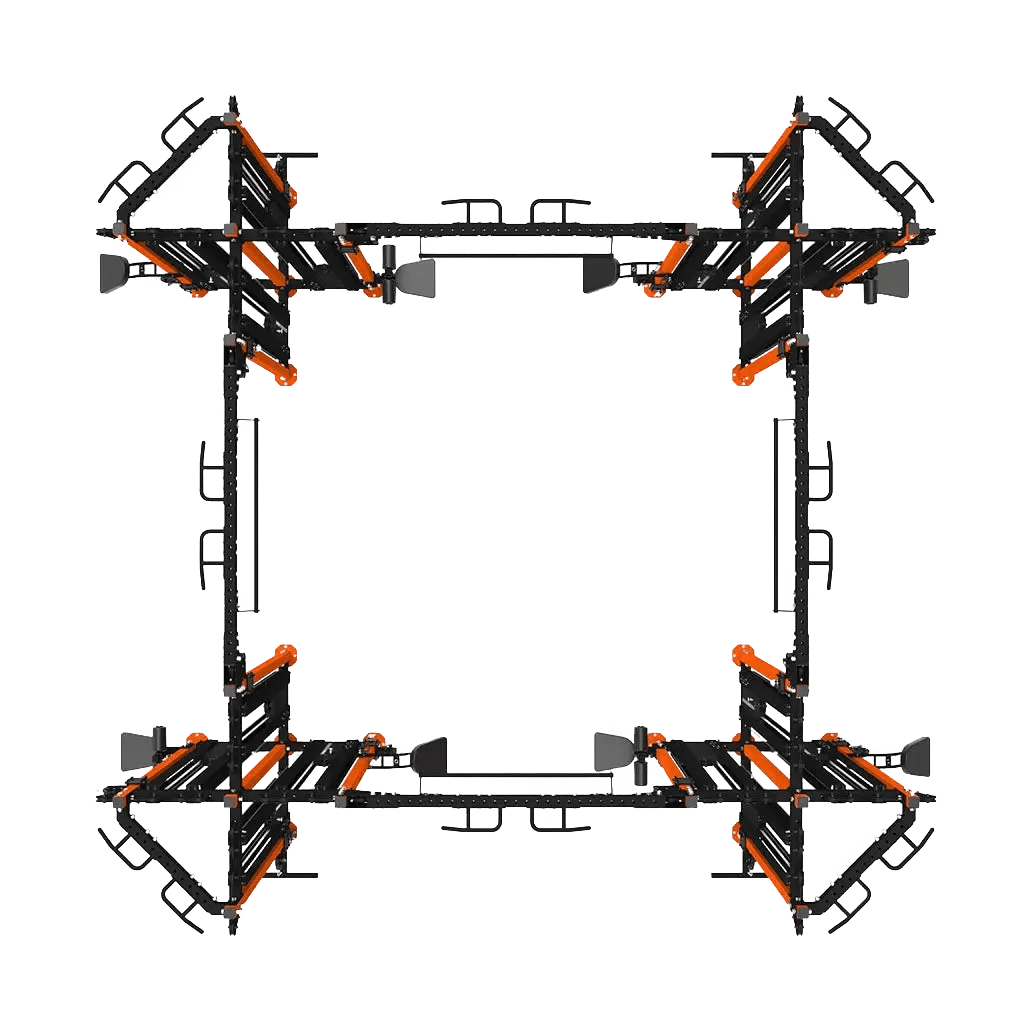 16 Station Multi - Gym Cable Machine - BLK BOX