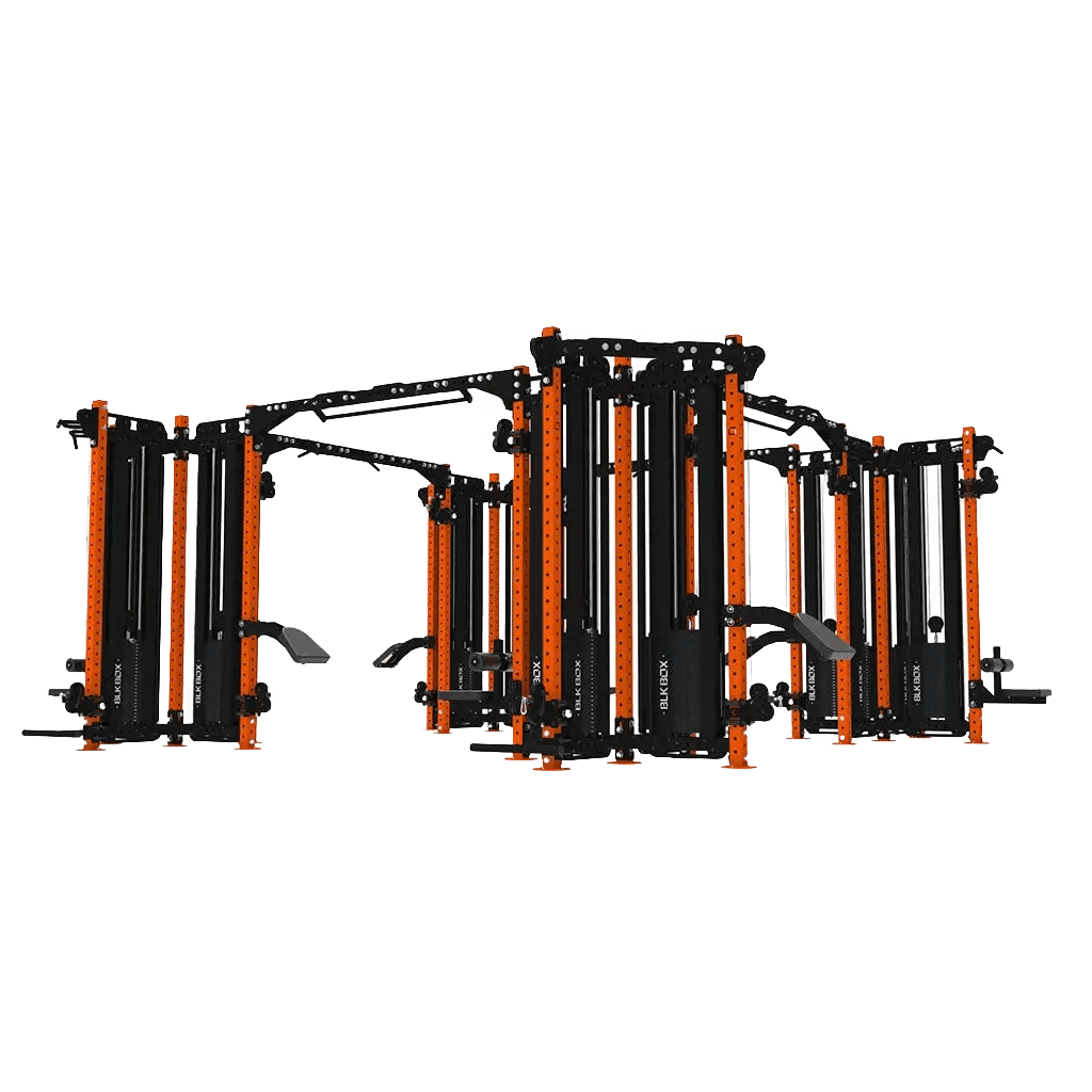 16 Station Multi - Gym Cable Machine - BLK BOX