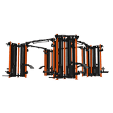 16 Station Multi - Gym Cable Machine - BLK BOX