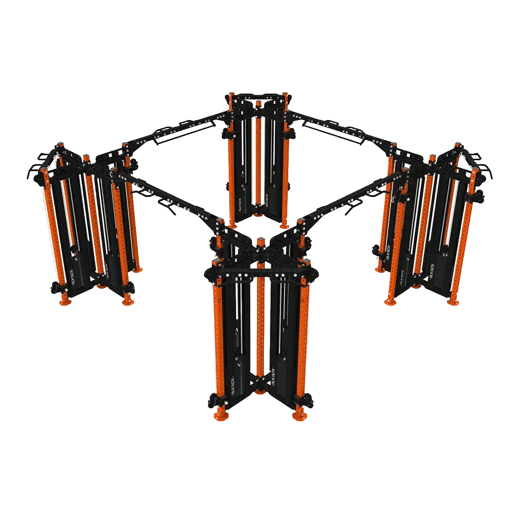 16 Station Multi - Gym Cable Machine - BLK BOX