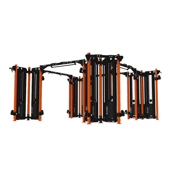 16 Station Multi - Gym Cable Machine - BLK BOX