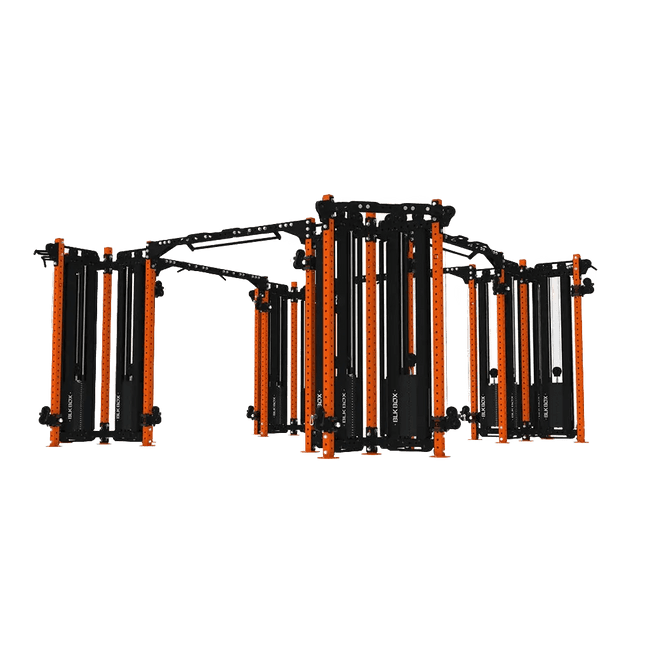 16 Station Multi - Gym Cable Machine - BLK BOX