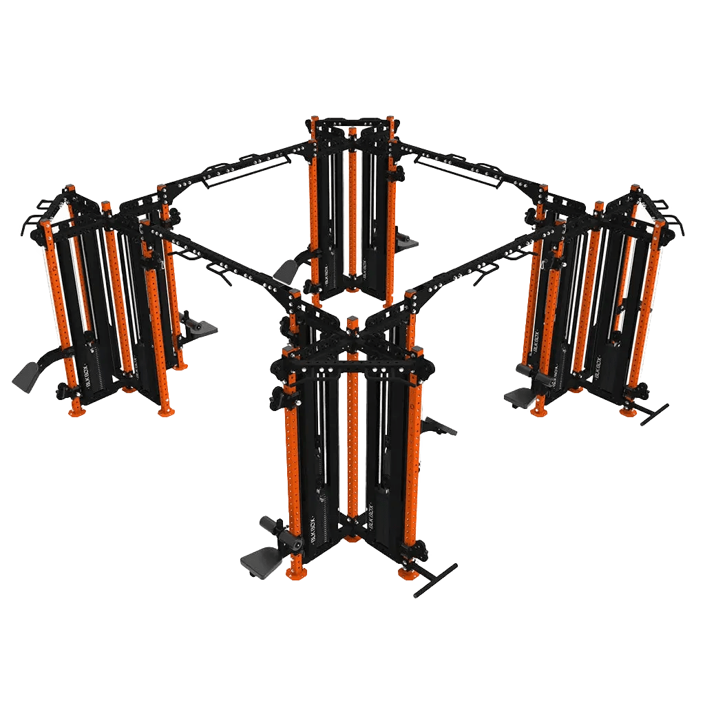 16 Station Multi - Gym Cable Machine - BLK BOX