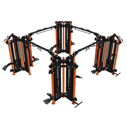 16 Station Multi - Gym Cable Machine - BLK BOX