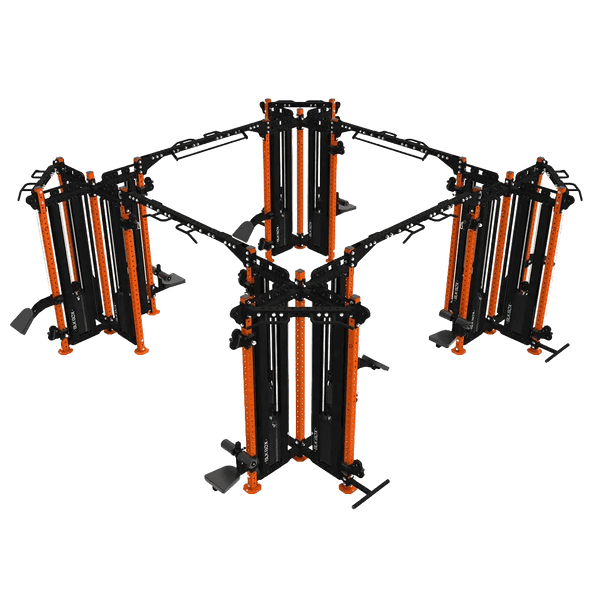 16 Station Multi - Gym Cable Machine - BLK BOX