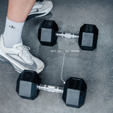 Rubber Hex Dumbbell