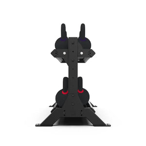 2 Tier 1.2m Kettlebell Rack with Kettlebell Set - BLK BOX