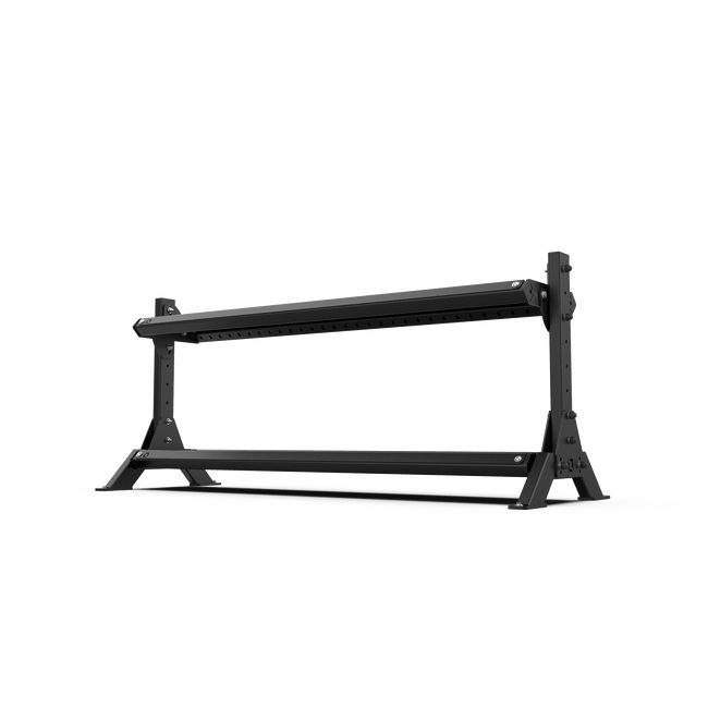 2 Tier 1.8m Kettlebell Rack with Kettlebell Set - BLK BOX