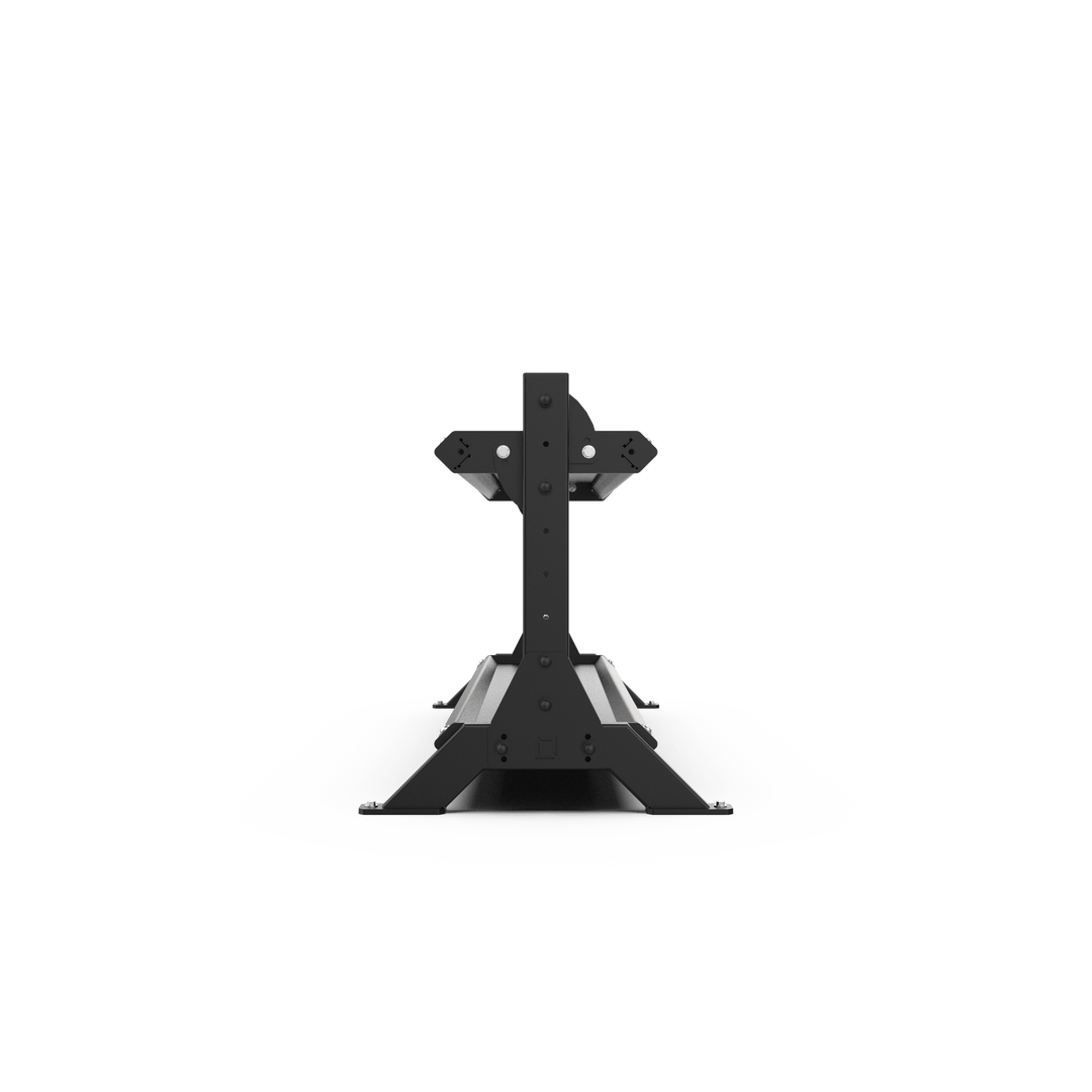 2 Tier 1.8m Kettlebell Rack with Kettlebell Set - BLK BOX