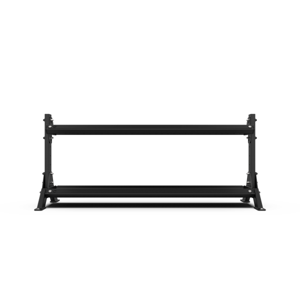 2 Tier 1.8m Kettlebell Rack with Kettlebell Set - BLK BOX