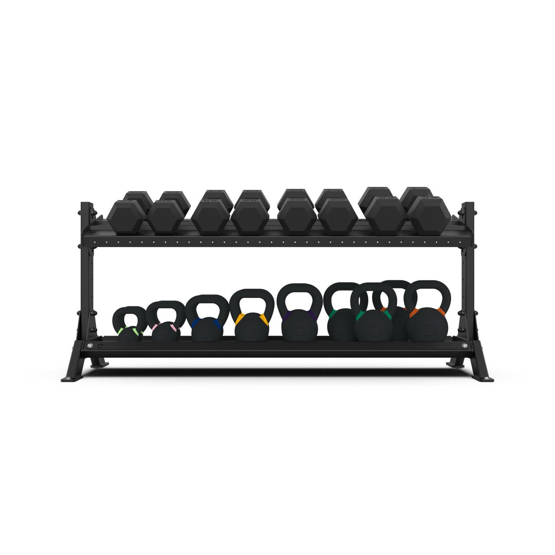 2 Tier Basecamp Storage System - 1.8m - BLK BOX