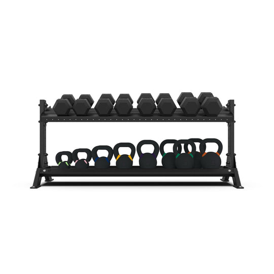 2 Tier Basecamp Storage System - 1.8m - BLK BOX