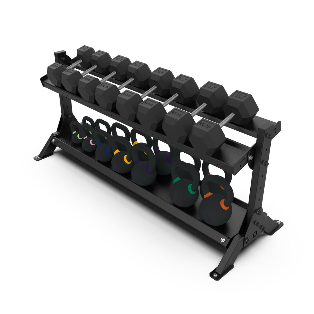 2 Tier Basecamp Storage System - 1.8m - BLK BOX